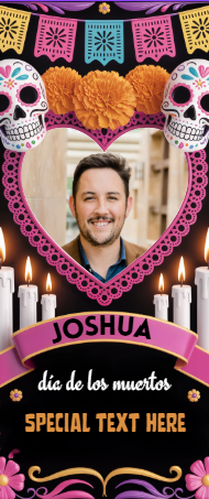 Joshua glass memorial candle design